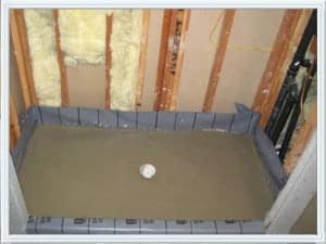 shower pan installation Houston